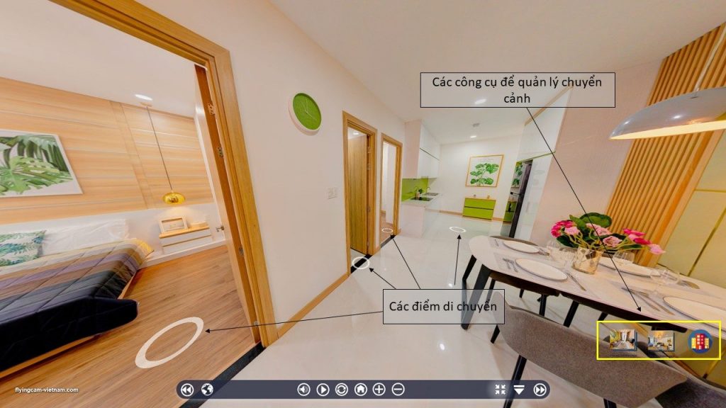Dịch vụ chụp ảnh 360 độ cho nhà mẫu nội thất